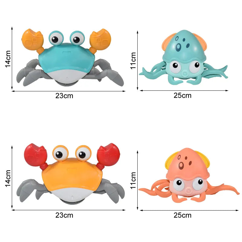 Crawling Musical Crab Octopus Toy - Premium Quality - LULLSKY™