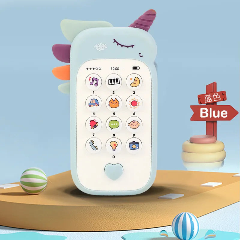 Baby Phone Toy Music Sound With Teether Simulation - Premium Quality - LULLSKY™